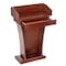 Adiroffice Wood Stand-Up Podium Lectern with Drawer, Cherry Wood Grain ADI661-012-CH - alternate 8